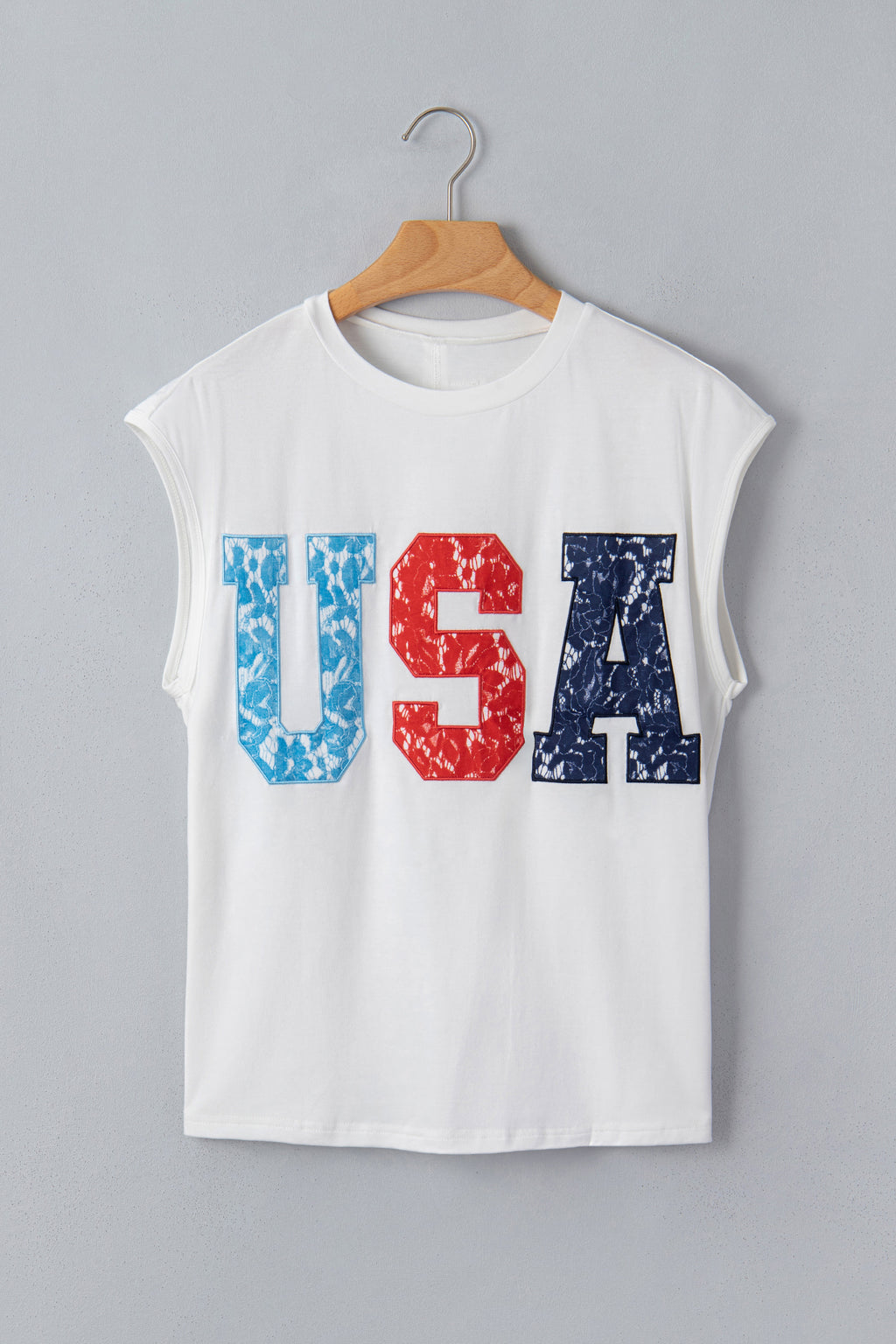 USA Color Block Dolman Tee
