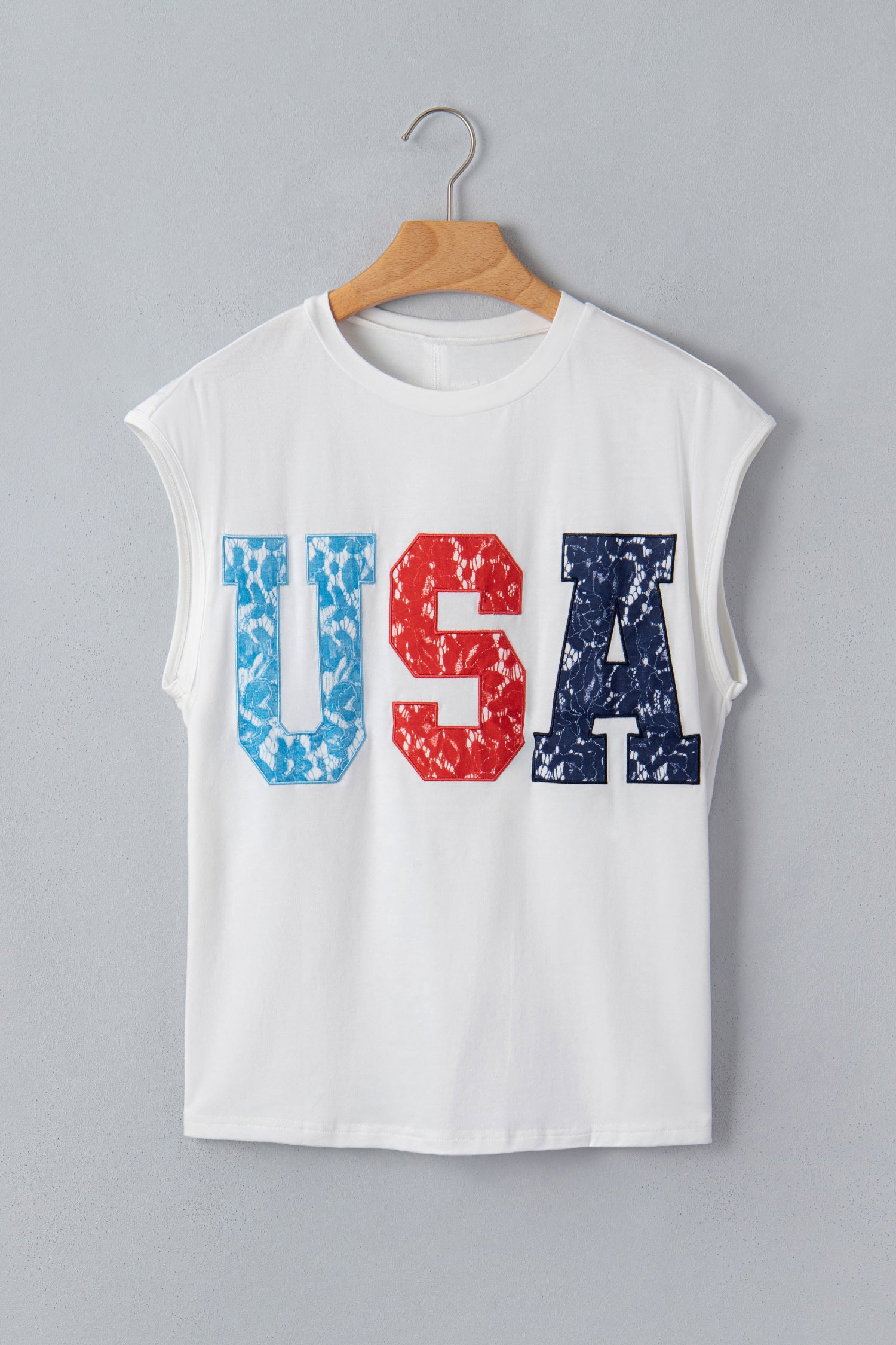 USA Color Block Dolman Tee