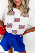Sequin American Flag