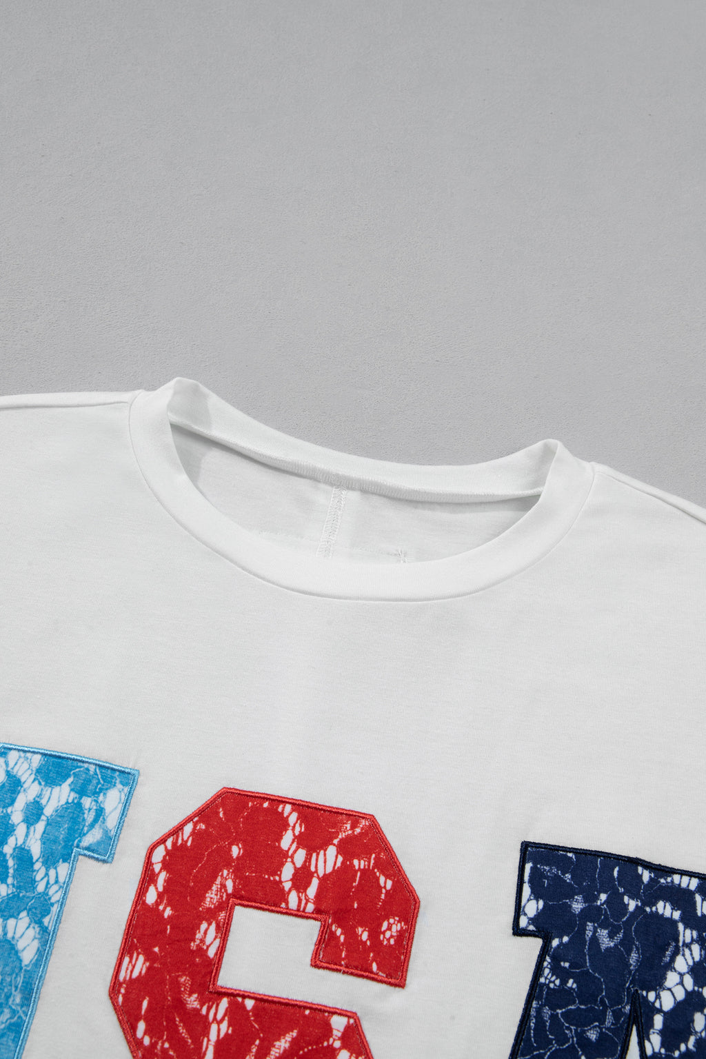 USA Color Block Dolman Tee