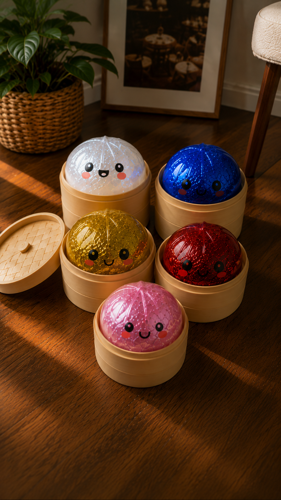 Glitter Dumplings Squishy