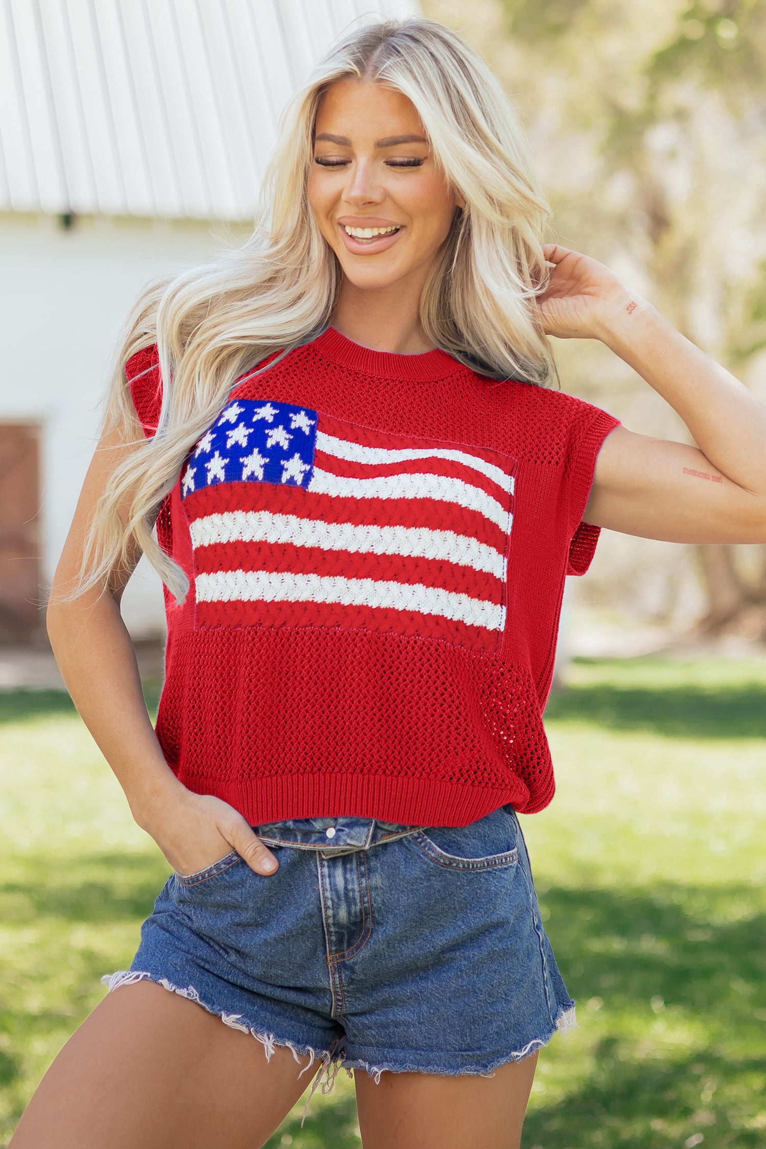 Fiery Red Flag
