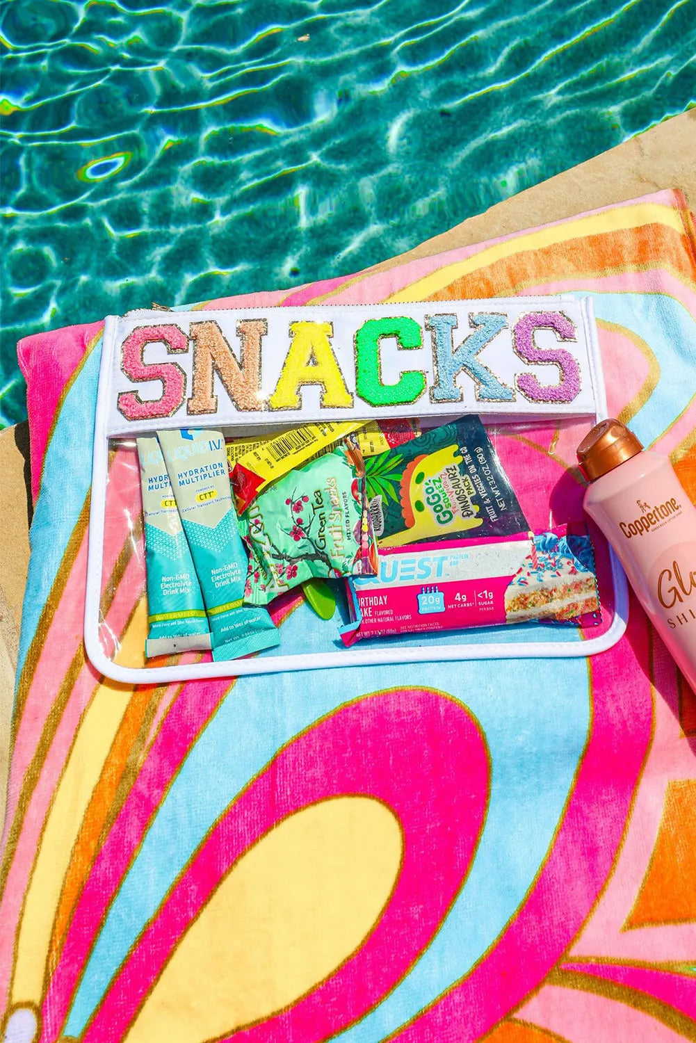 SNACKS Clear Pouch