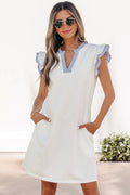 Striped Patchwork Dress