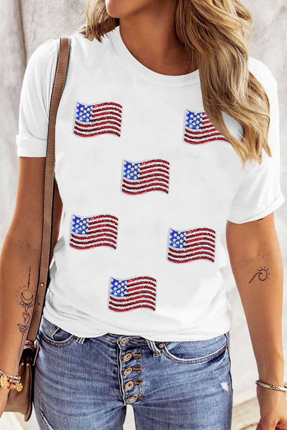 Sequin American Flag