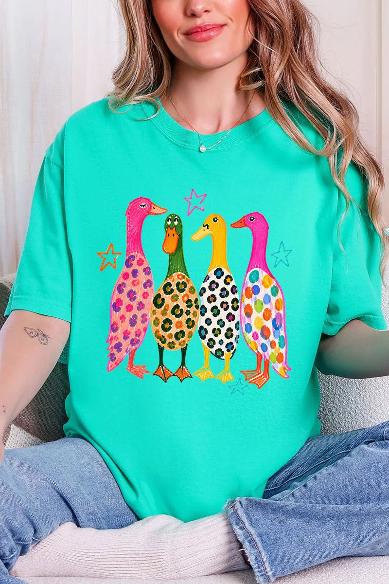Neon Quack Pack Graphic Tee